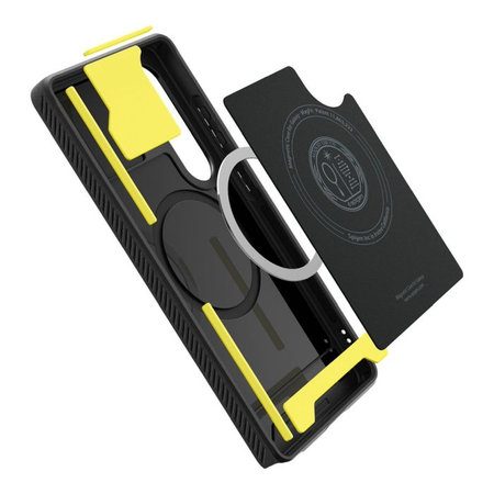 Θήκη Rugged Armor με MagSafe για Samsung S25 Ultra | Matte Black | Spigen