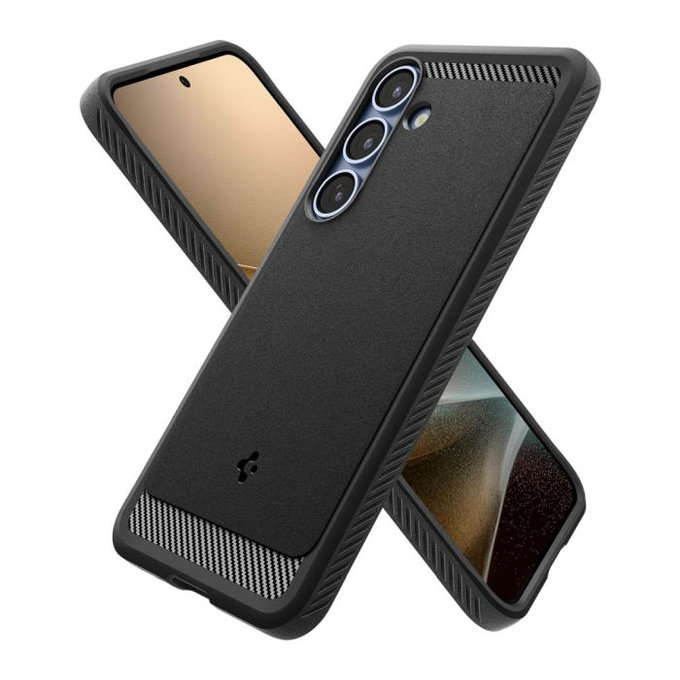 Θήκη Rugged Armor με MagSafe για Samsung S25 | Matte Black | Spigen