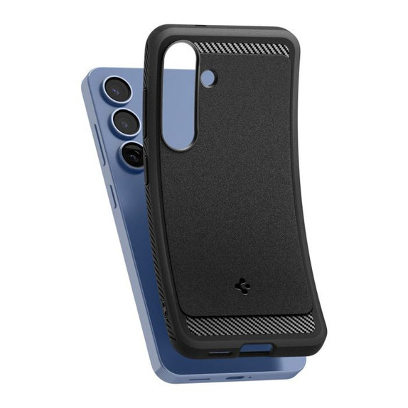 Θήκη Rugged Armor με MagSafe για Samsung S25 | Matte Black | Spigen