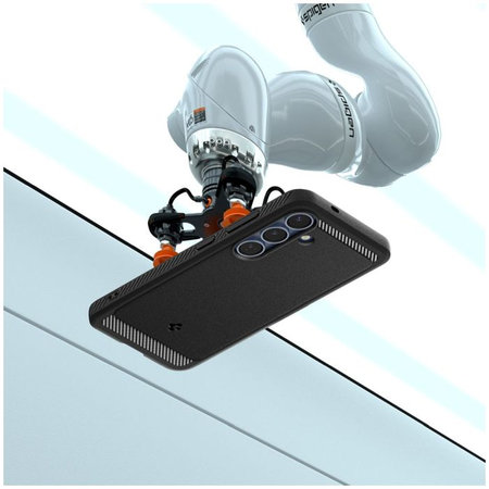 Θήκη Rugged Armor με MagSafe για Samsung S25 | Matte Black | Spigen