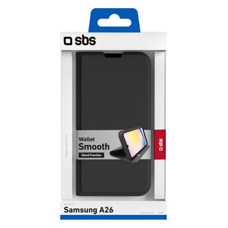 Θήκη Book Wallet Smooth για Samsung A26 | Μαύρο | Black | SBS
