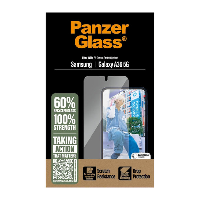 Σκληρυμένο γυαλί UWF για Samsung A36 5G, Διαφανές, PanzerGlass