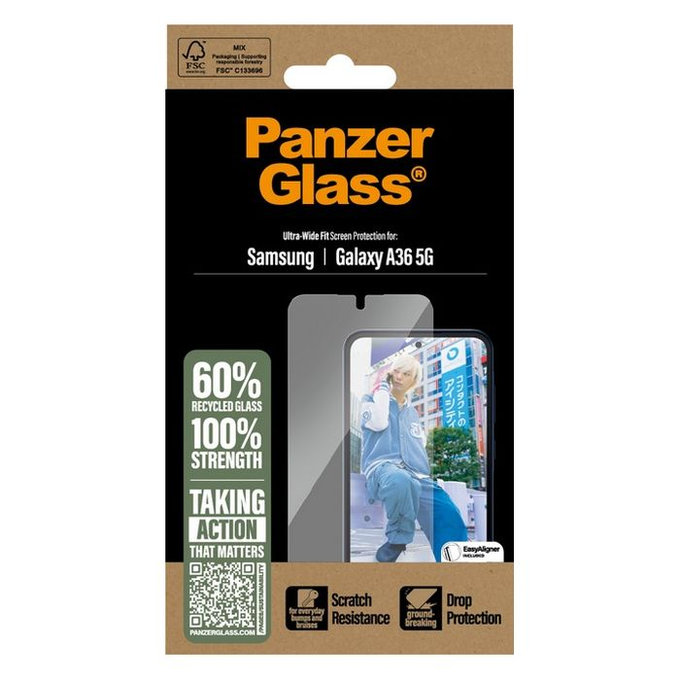 Προστατευτικό Γυαλί UWF για Samsung A36 5G | Transparent | PanzerGlass