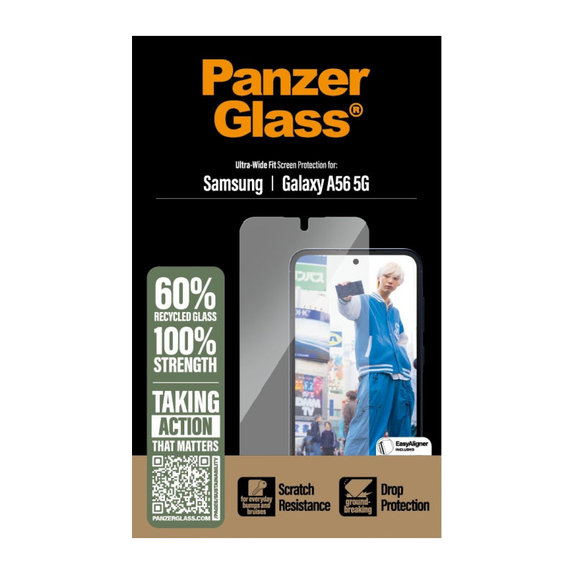 Σκληρυμένο γυαλί UWF για Samsung A56 5G, Διαφανές, PanzerGlass