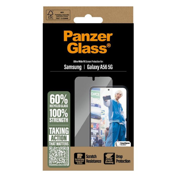 Προστατευτικό Γυαλί UWF για Samsung A56 5G | Transparent | PanzerGlass