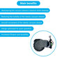 Τροχός με Κινητήρα (Δεξιός) για Xiaomi Robot Vacuum X20 | S10 | Dreame X30 | X20 | X10 Pro | Μαύρο | Black