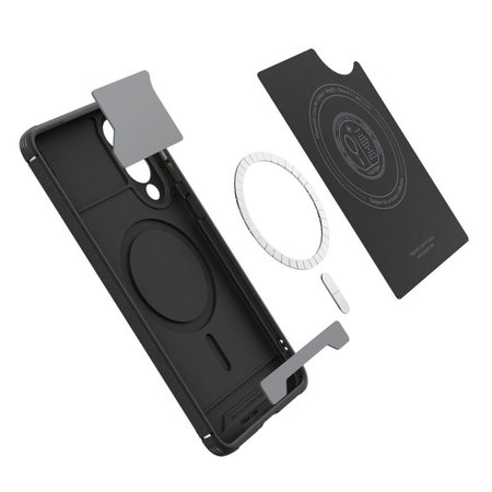 Spigen - Θήκη Core Armor με MagSafe για Samsung Galaxy S25 Edge, Matte Black