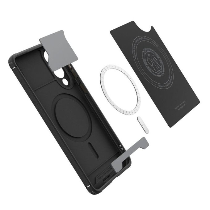 Spigen - Θήκη Core Armor με MagSafe για Samsung Galaxy S25 Edge, Matte Black