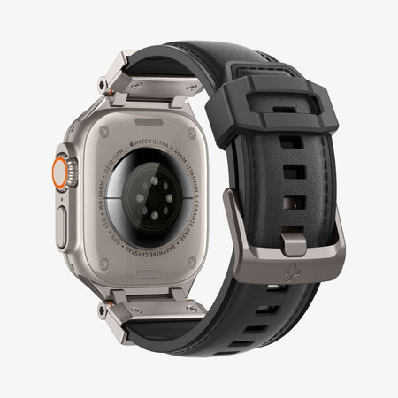 Spigen - Λουράκι Durapro Armor PU για Apple Watch (42, 44, 45, 49mm), mαύρο