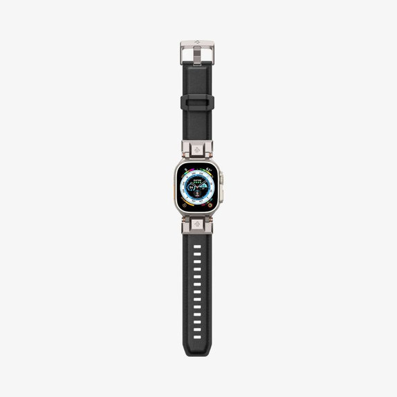 Spigen - Λουράκι Durapro Armor PU για Apple Watch (42, 44, 45, 49mm), mαύρο