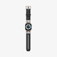 Spigen - Λουράκι Durapro Armor PU για Apple Watch (42, 44, 45, 49mm), mαύρο