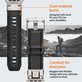 Spigen - Λουράκι Durapro Armor PU για Apple Watch (42, 44, 45, 49mm), mαύρο