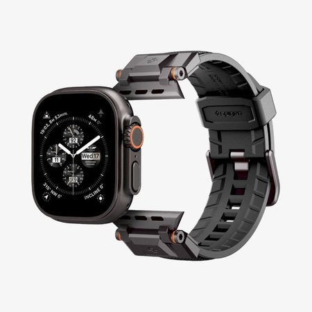 Spigen - Λουράκι Durapro Armor για Apple Watch (42, 44, 45, 49mm), Black Edition