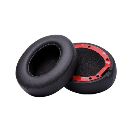 Ανταλλακτικά Earpads Ακουστικών για Beats Studio 2, 3, Αφρός Μνήμης + PU Δέρμα, Μαύρο, Black, 1 Ζεύγος
