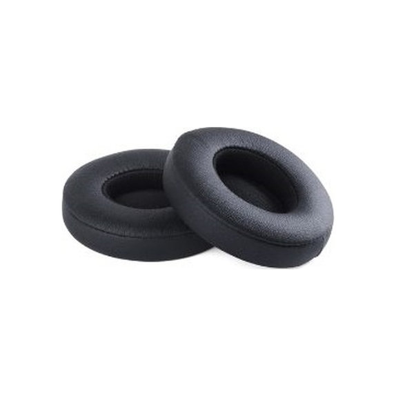 Ανταλλακτικά Earpads Ακουστικών για Beats Solo 2, 3, Αφρός Μνήμης + PU Δέρμα, Μαύρο, Black, 1 Ζεύγος