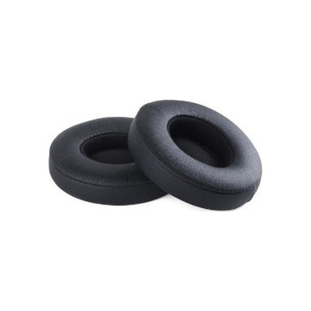 Ανταλλακτικά Earpads Ακουστικών για Beats Solo 2, 3, Αφρός Μνήμης + PU Δέρμα, Μαύρο, Black, 1 Ζεύγος