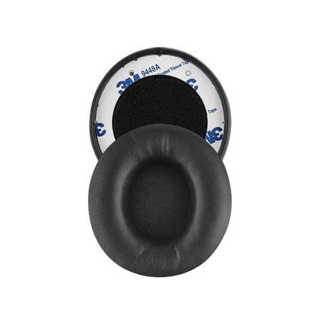 Ανταλλακτικά Earpads Ακουστικών για Beats Solo Pro, Wireless, Αφρός Μνήμης + PU Δέρμα, Μαύρο, Black, 1 Ζεύγος