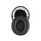 Ανταλλακτικά Earpads Ακουστικών για Beats Solo Pro, Wireless, Αφρός Μνήμης + PU Δέρμα, Μαύρο, Black, 1 Ζεύγος