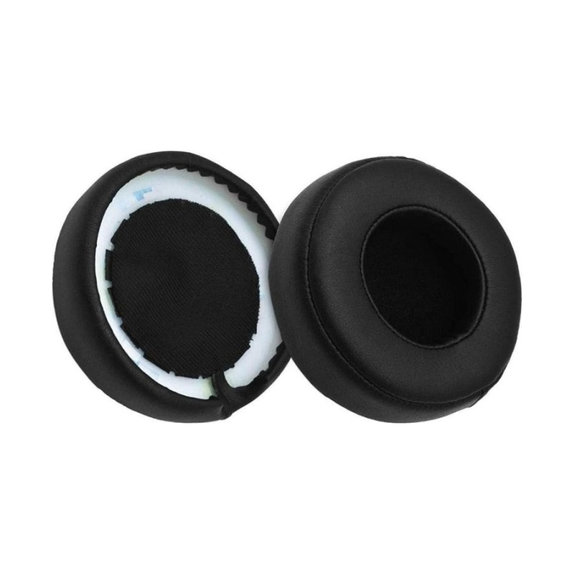 Ανταλλακτικά Earpads Ακουστικών για Beats Pro, Αφρός Μνήμης + PU Δέρμα, Μαύρο, Black, 1 Ζεύγος
