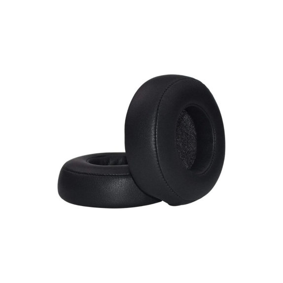 Ανταλλακτικά Earpads Ακουστικών για Beats Pro, Αφρός Μνήμης + PU Δέρμα, Μαύρο, Black, 1 Ζεύγος