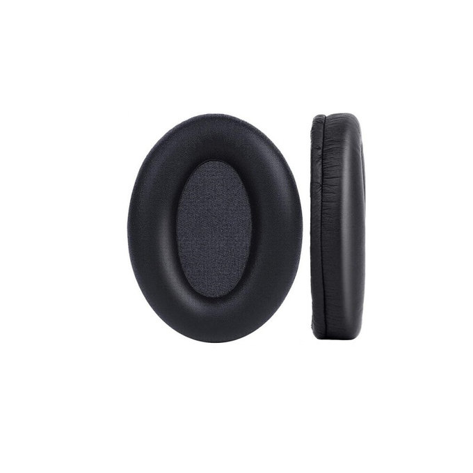 Ανταλλακτικά Earpads Ακουστικών για Sony WH-1000XM3, Αφρός Μνήμης + PU Δέρμα, Μαύρο, Black, 1 Ζεύγος
