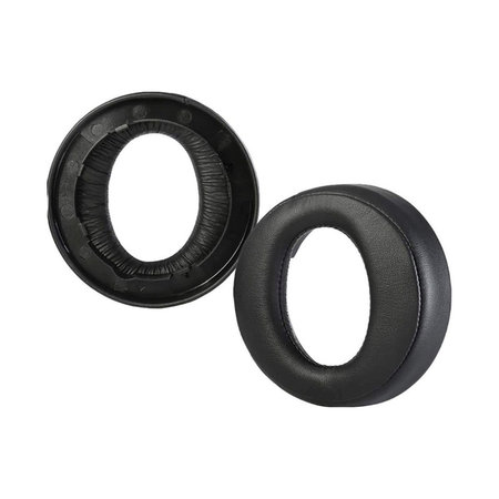 Ανταλλακτικά Earpads Ακουστικών για Sony Playstation Platinum, Αφρός Μνήμης + PU Δέρμα, Μαύρο, Black, 1 Ζεύγος