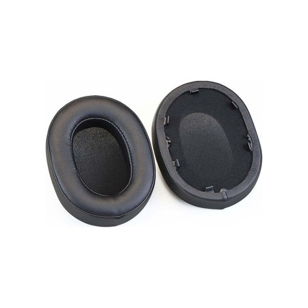 Ανταλλακτικά Earpads Ακουστικών για Sony WH-1000XM5, Αφρός Μνήμης + PU Δέρμα, Μαύρο, Black, 1 Ζεύγος