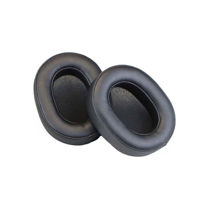 Ανταλλακτικά Earpads Ακουστικών για Sony WH-1000XM5, Αφρός Μνήμης + PU Δέρμα, Μαύρο, Black, 1 Ζεύγος
