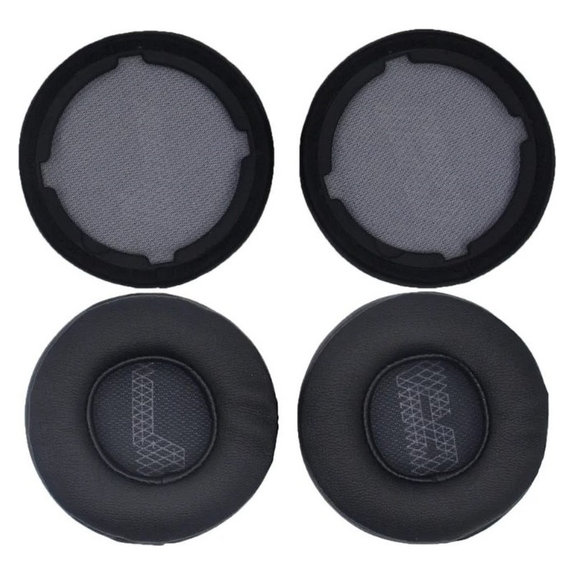 Ανταλλακτικά Earpads Ακουστικών για JBL Live 400BT, 460NC, Αφρός Μνήμης + PU Δέρμα, Μαύρο, Black, 1 Ζεύγος