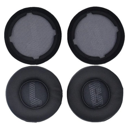 Ανταλλακτικά Earpads Ακουστικών για JBL Live 400BT, 460NC, Αφρός Μνήμης + PU Δέρμα, Μαύρο, Black, 1 Ζεύγος