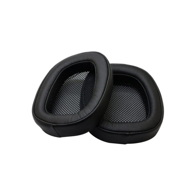 Ανταλλακτικά Earpads Ακουστικών για Logitech G433, Αφρός Μνήμης + PU Δέρμα, Μαύρο, Black, 1 Ζεύγος