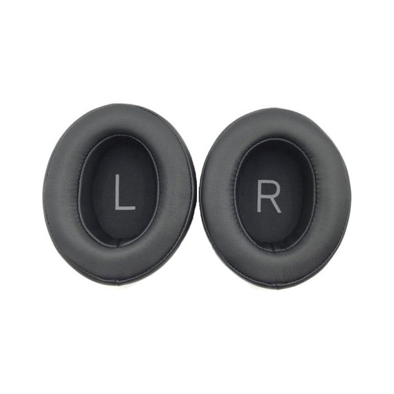 Ανταλλακτικά Earpads Ακουστικών για Sennheiser Momentum 3.0, Αφρός Μνήμης + PU Δέρμα, Μαύρο, Black, 1 Ζεύγος
