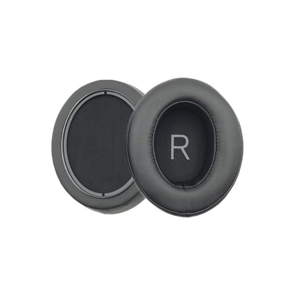 Ανταλλακτικά Earpads Ακουστικών για Sennheiser Momentum 3.0, Αφρός Μνήμης + PU Δέρμα, Μαύρο, Black, 1 Ζεύγος
