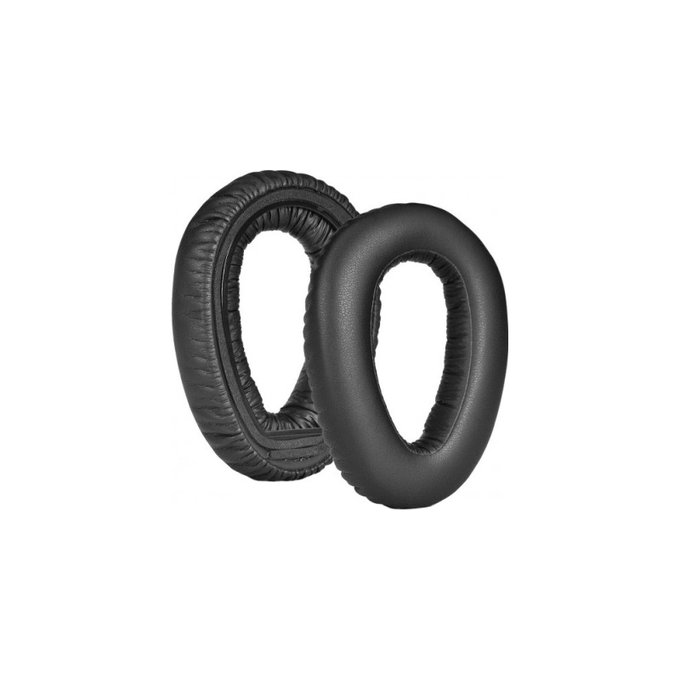 Ανταλλακτικά Earpads Ακουστικών για Sennheiser PXC550, Αφρός Μνήμης + PU Δέρμα, Μαύρο, Black, 1 Ζεύγος