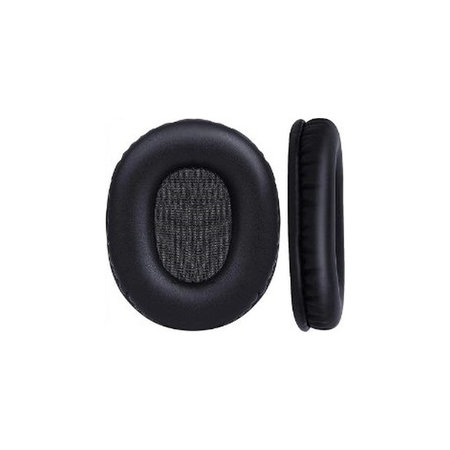 Ανταλλακτικά Earpads Ακουστικών για Audio-Technica ATH-M50X, PU Δέρμα, Μαύρο, Black, 1 Ζεύγος