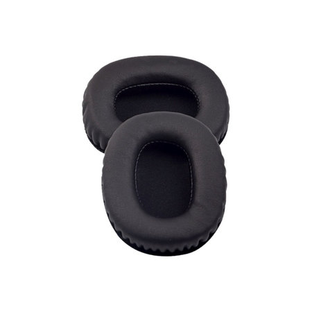Ανταλλακτικά Earpads Ακουστικών για Marshall Monitor, Αφρός Μνήμης + PU Δέρμα, Μαύρο, Black, 1 Ζεύγος