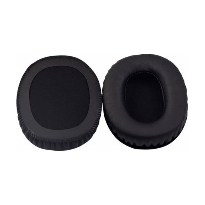 Ανταλλακτικά Earpads Ακουστικών για Marshall Monitor, Αφρός Μνήμης + PU Δέρμα, Μαύρο, Black, 1 Ζεύγος