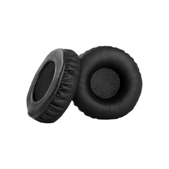 Ανταλλακτικά Earpads Ακουστικών για Philips SHB3060, Αφρός Μνήμης + PU Δέρμα, Μαύρο, Black, 1 Ζεύγος