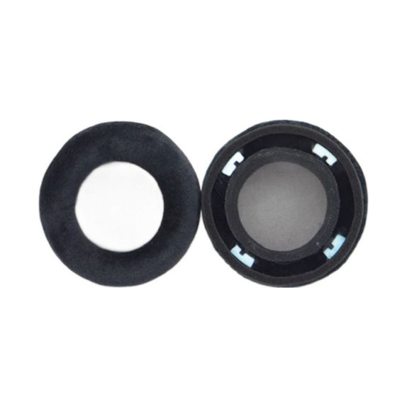 Ανταλλακτικά Earpads Ακουστικών για AKG K702, Αφρός Μνήμης + Suede, Μαύρο, Black, 1 Ζεύγος