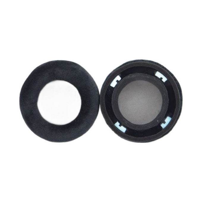 Ανταλλακτικά Earpads Ακουστικών για AKG K702, Αφρός Μνήμης + Suede, Μαύρο, Black, 1 Ζεύγος