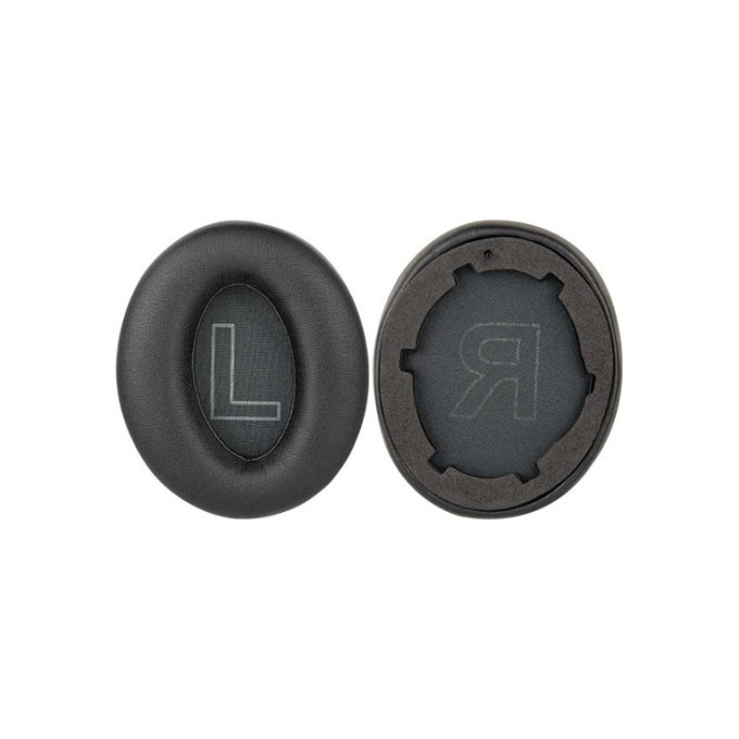 Ανταλλακτικά Earpads Ακουστικών για Anker Soundcore Life Q20, Αφρός Μνήμης + PU Δέρμα, Μαύρο, Black, 1 Ζεύγος