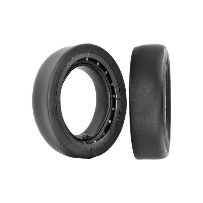 Ανταλλακτικά Earpads Ακουστικών για Corsair HS50, Αφρός Μνήμης + PU Δέρμα, Μαύρο, Black, 1 Ζεύγος