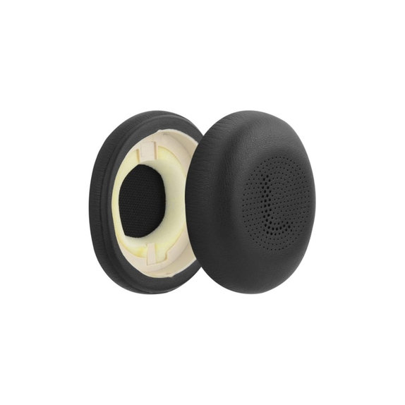 Ανταλλακτικά Earpads Ακουστικών για Jabra Evolve2 65UC, Elite 45H, Αφρός Μνήμης + PU Δέρμα, Μαύρο, Black, 1 Ζεύγος