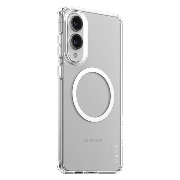Θήκη Urban Combat με λευκό QI για Samsung Galaxy S25 Edge, Διάφανο, PanzerGlass