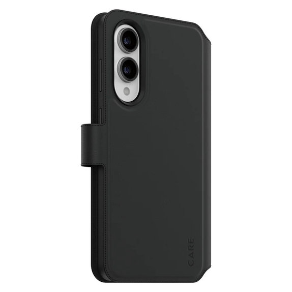 Θήκη Wallet Tango Two-In-One με QI για Samsung Galaxy S25 Edge, Μαύρο, PanzerGlass