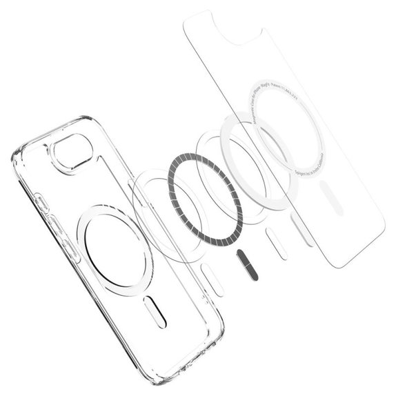 Spigen - Θήκη Ultra Hybrid με MagSafe για iPhone 16e, Λευκό