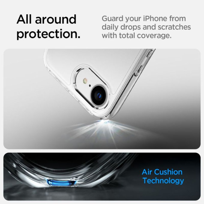 Spigen - Θήκη Ultra Hybrid για iPhone 16e, Crystal Clear