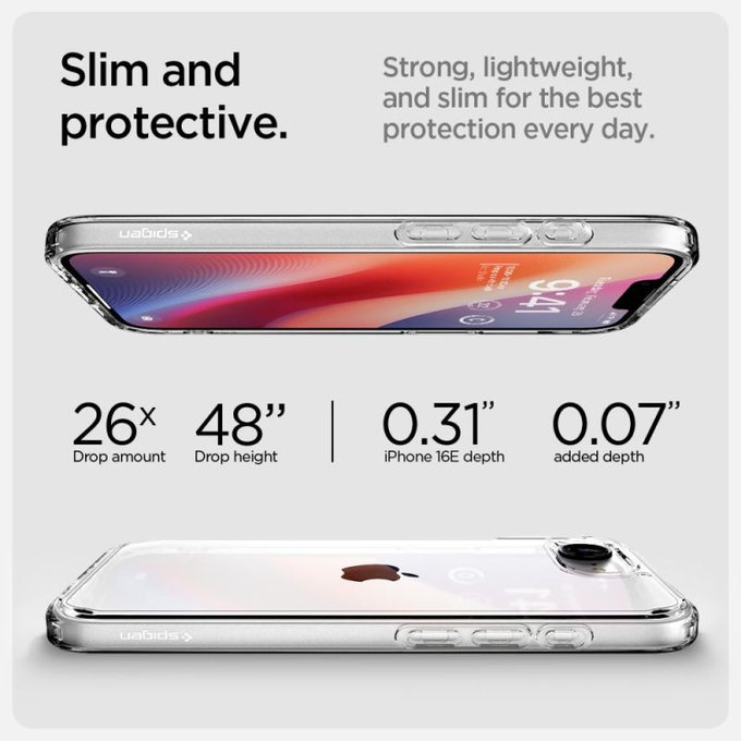 Spigen - Θήκη Ultra Hybrid για iPhone 16e, Crystal Clear