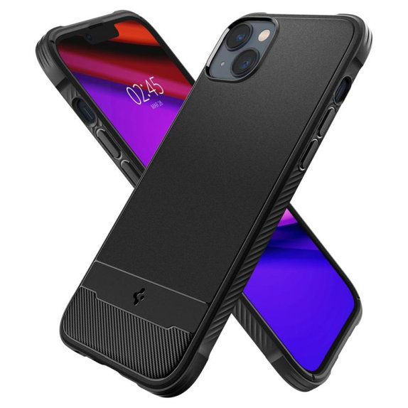 Spigen - Θήκη Rugged Armor με MagSafe για iPhone 14, Matte Black