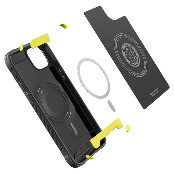 Spigen - Θήκη Rugged Armor με MagSafe για iPhone 14, Matte Black